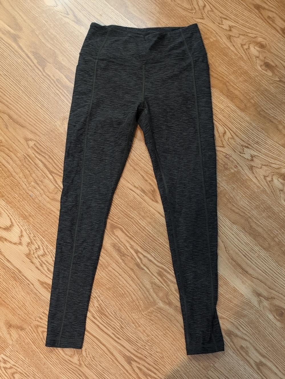NWOT Victoria's Secret VSX Marl Dark Green Gray Sport Leggings
